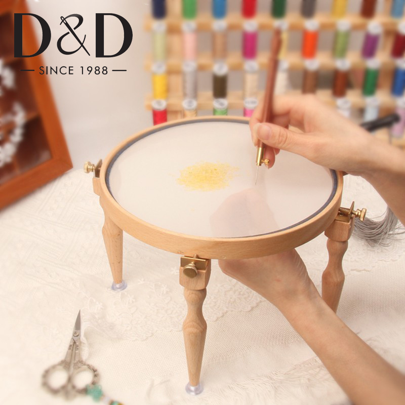 Wood Ring Blank - 3/4Pcs Einstellbar Tragbare Holz Stickerei Hoop