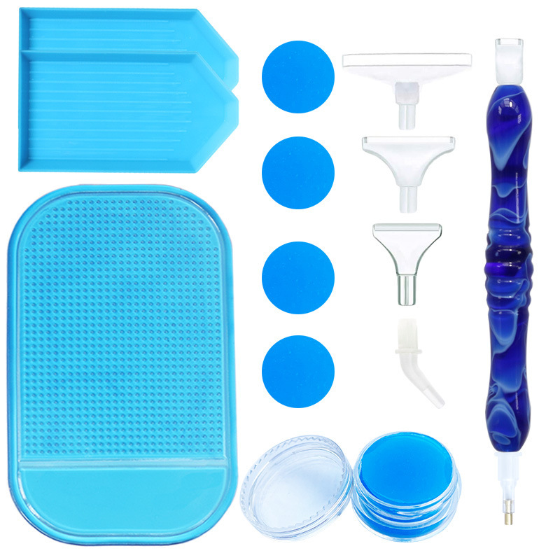 Resin Craft Kit - 1 Set Neues 5D Diamantmalerei Harz-Stift-Werkzeugset