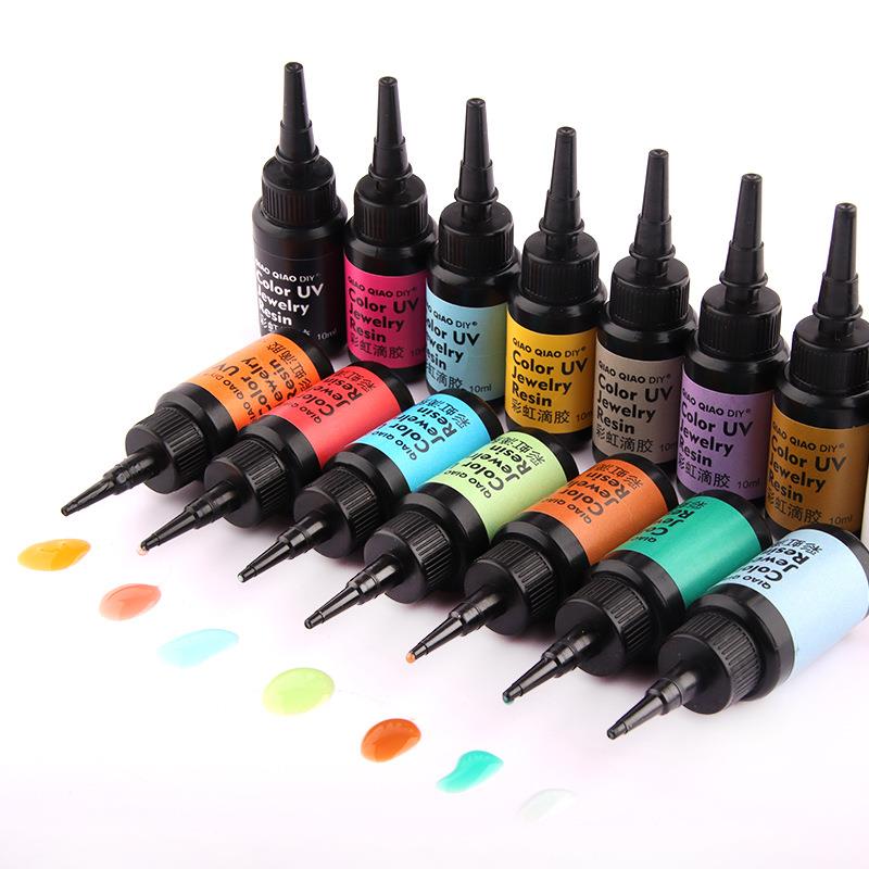 Epoxy Uv Resin Kit - 29 Farben UV-Epoxidharz-Kleber zum Selbermachen, handbemalte