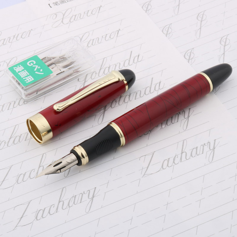 Zebra Pen Sarasa - Luxus Jinhao 450 Füllfederhalter Kupferstich Englisch