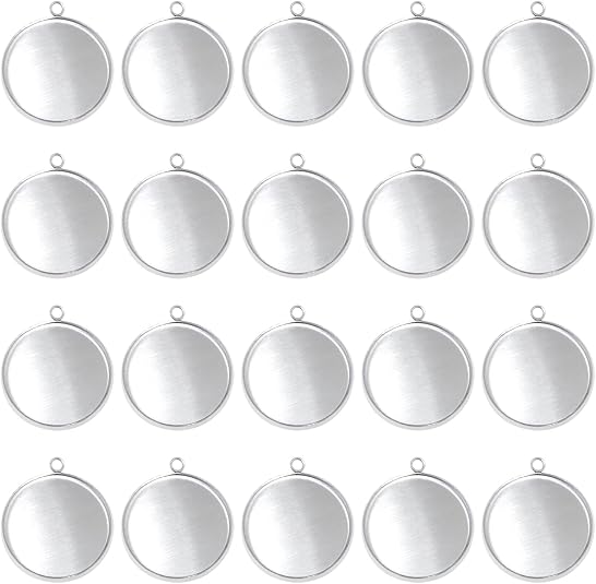 20 Stück Edelstahl-Rohlinge mi – Resin Crafts Diy Bewertung und Preis