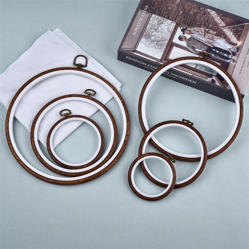 Runde Oval Holz Farbe Stickere – Wood Ring Blank Bewertung und Preis