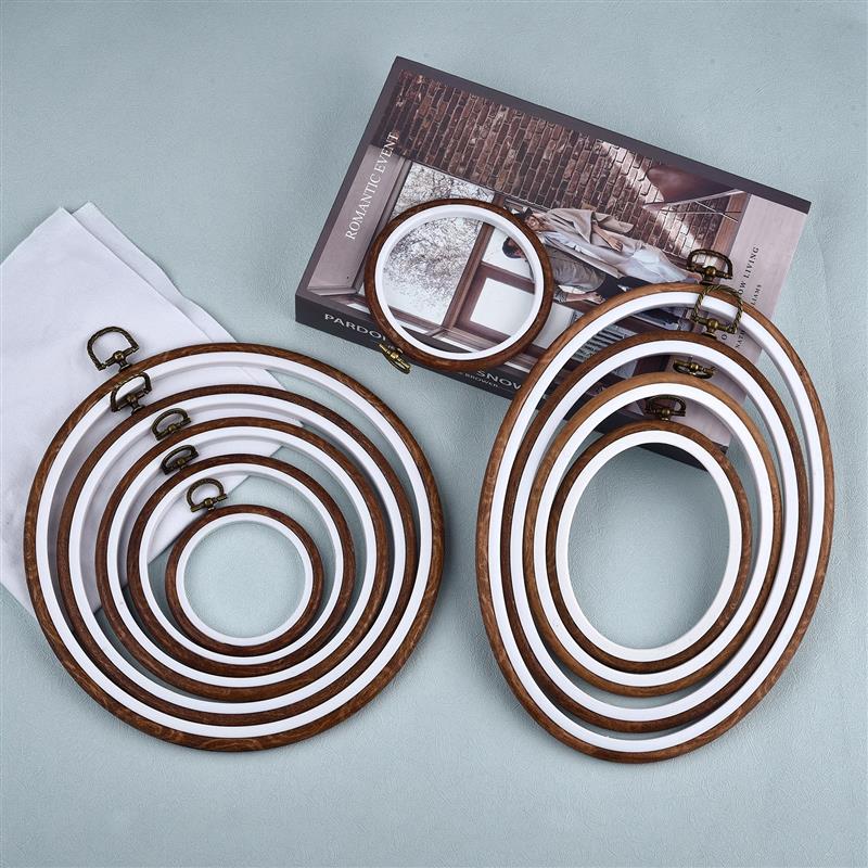 Runde Oval Holz Farbe Stickere – Wood Ring Blank Bewertung und Preis