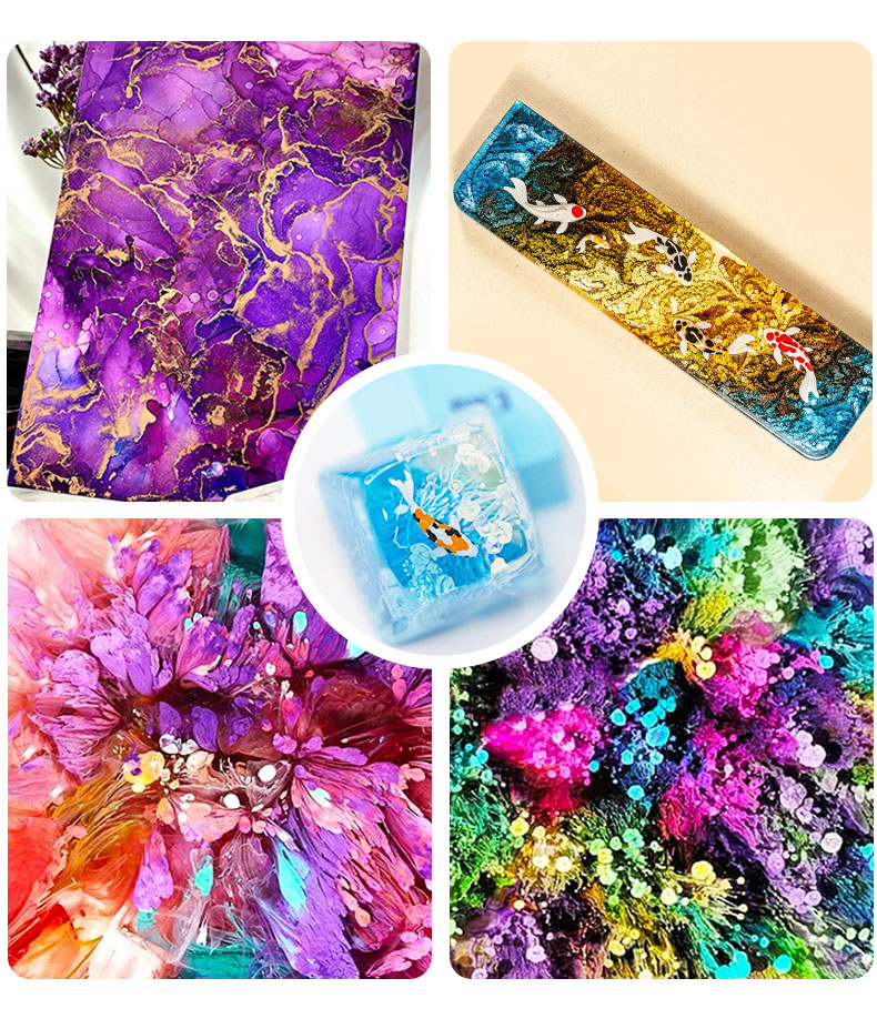 10ml Alkohol Tinte Kunst Epoxi – Epoxy Uv Resin Kit Bewertung und Preis