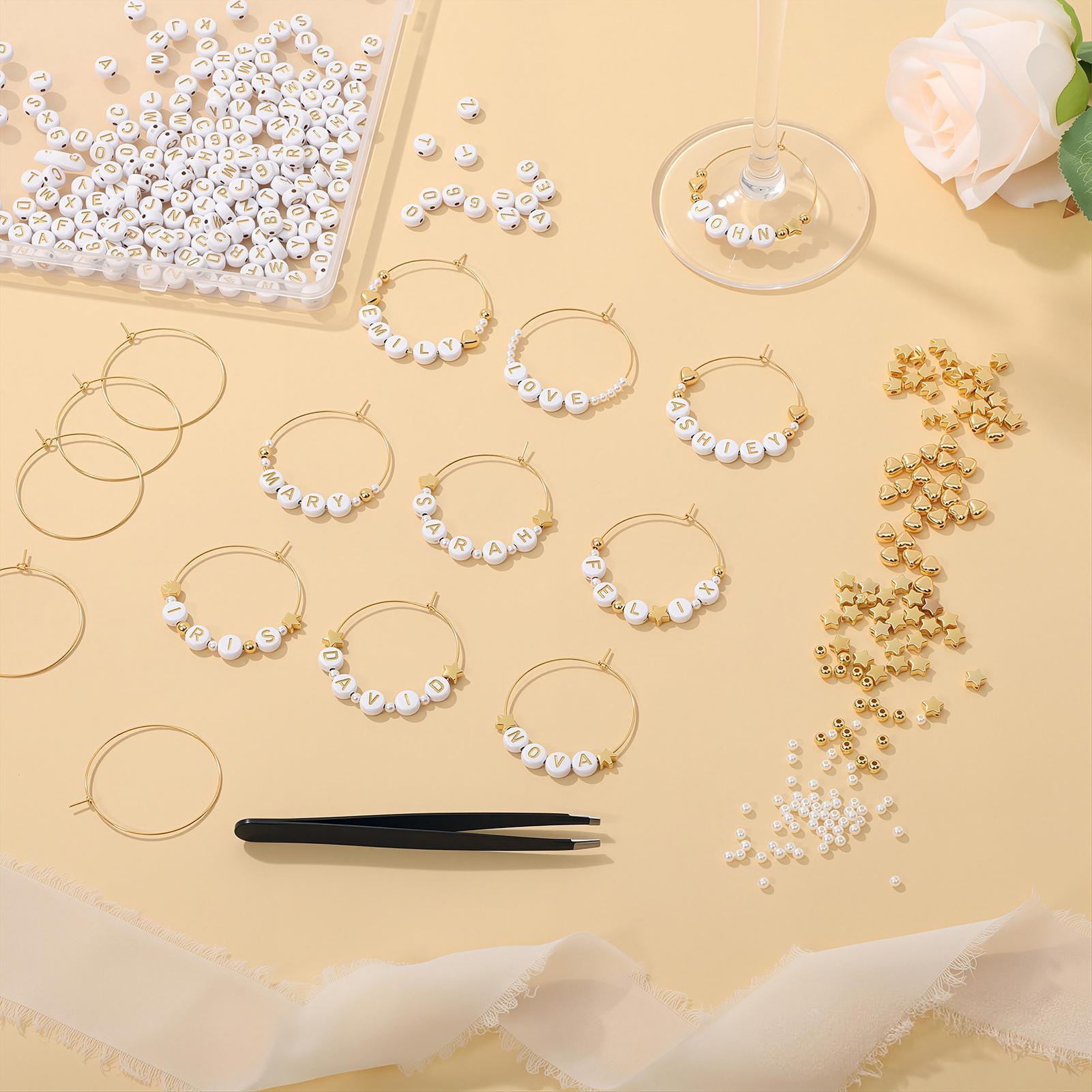 Glasmarkierer mit Perlen, Pinz – Resin Crafts Diy Bewertung und Preis