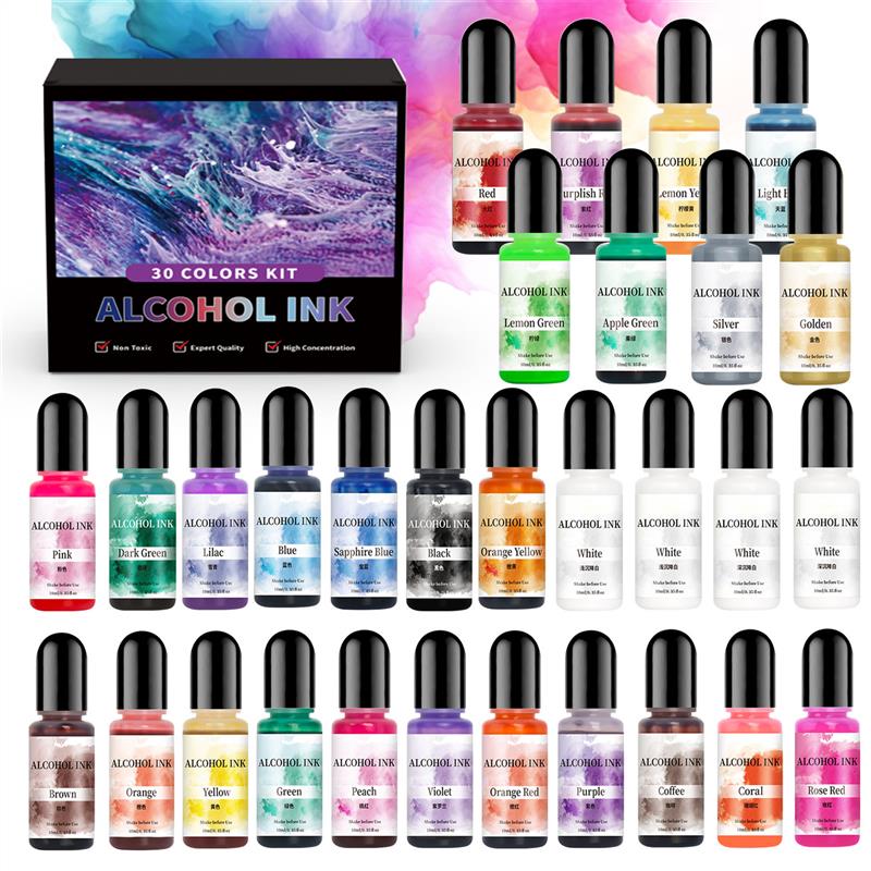 1 Set Kunsttinte Alkohol Epoxi – Resin Dye Alcohol Bewertung und Preis