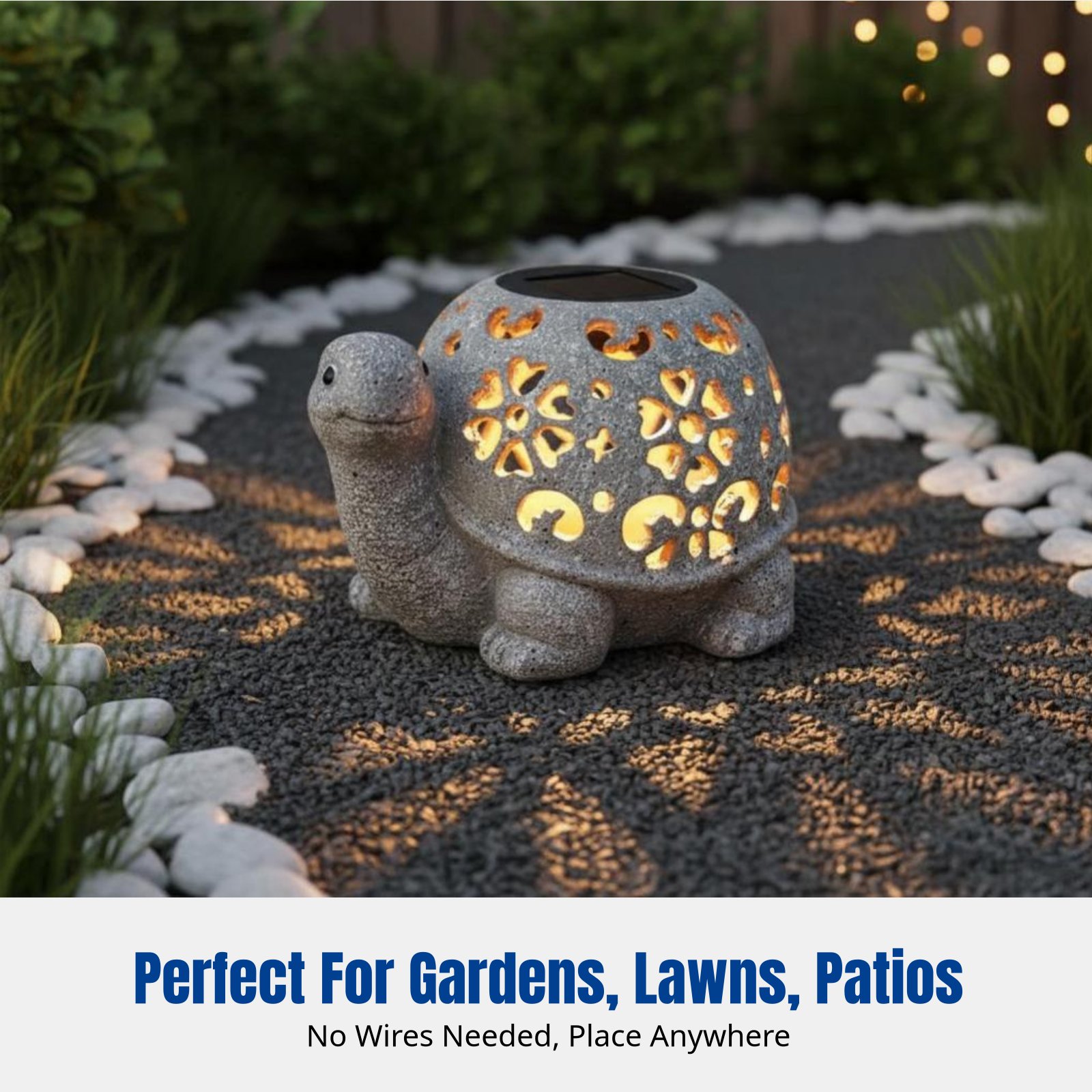 Gartendekoration, Solar-Hohlsc – Resin Crafts Bewertung und Preis